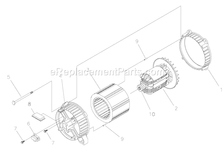Page A Diagram and Parts List for 030387-0  Briggs and Stratton Generator